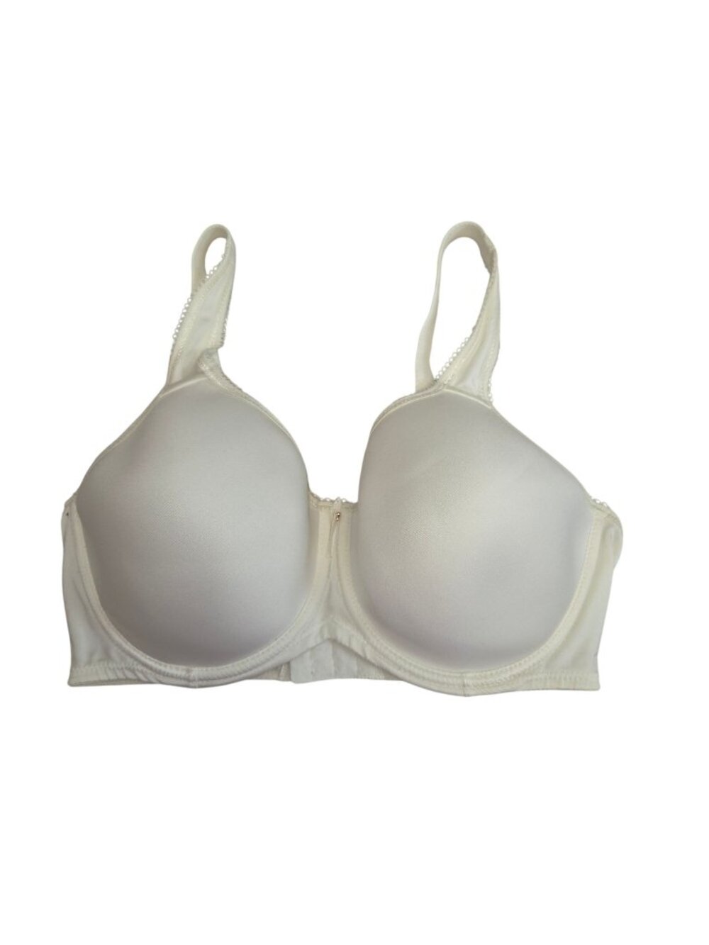 Wacoal Full Coverage Underwire Bra 36D Ivory Adjustable Straps Hook Back Closur